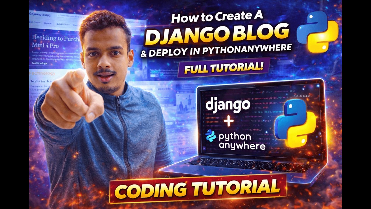 How to Create a Django Blog & Deploy It on PythonAnywhere | Full Tutorial