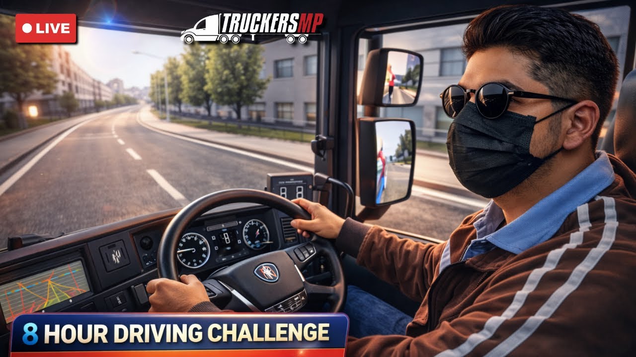 ETS2 - LIVE 8 Hours Driving Challange SUNDAY SPECIAL [TMP]