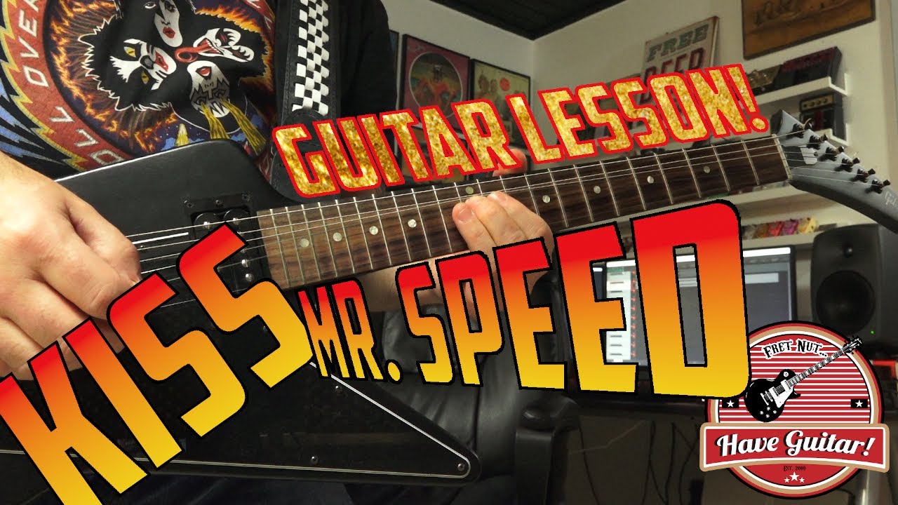 Mr. Speed by KISS (Rhythm & Lead lesson for guitar)