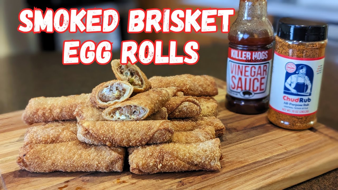 Easy & Delicious Cheesy BRISKET Egg Rolls
