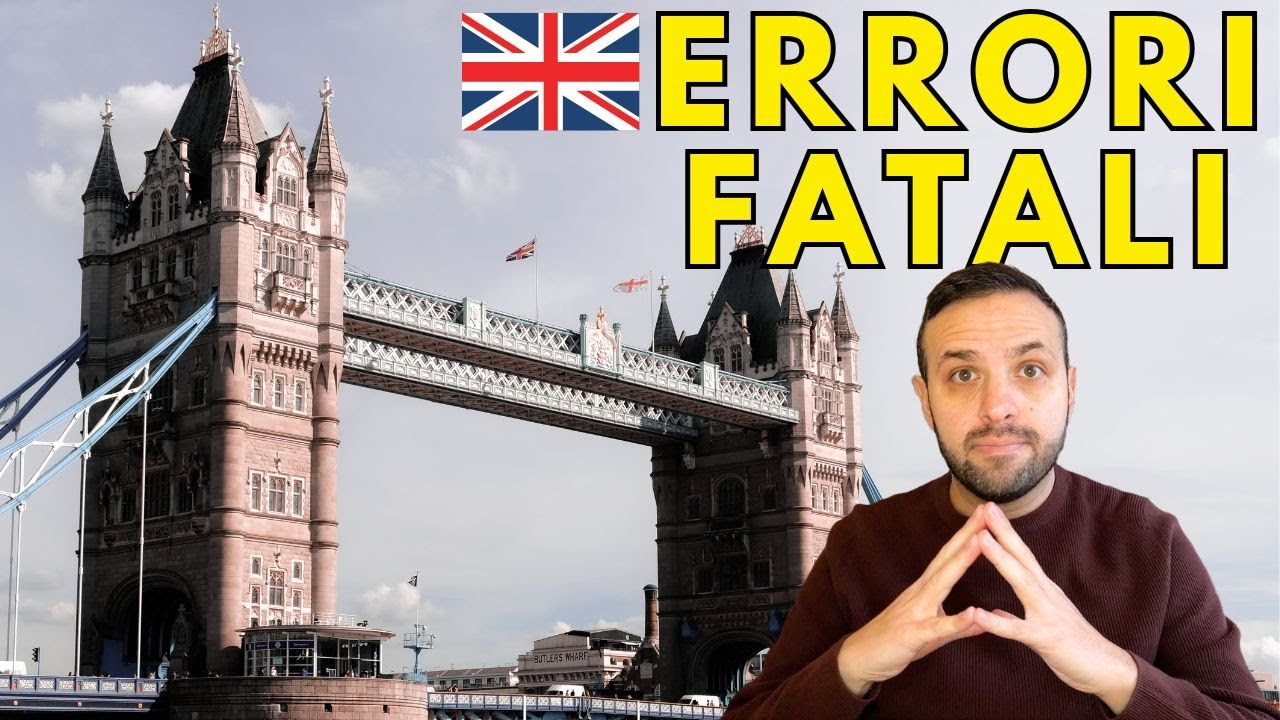 ERRORI che quasi tutti gli ITALIANI fanno nei PRIMI ANNI in UK