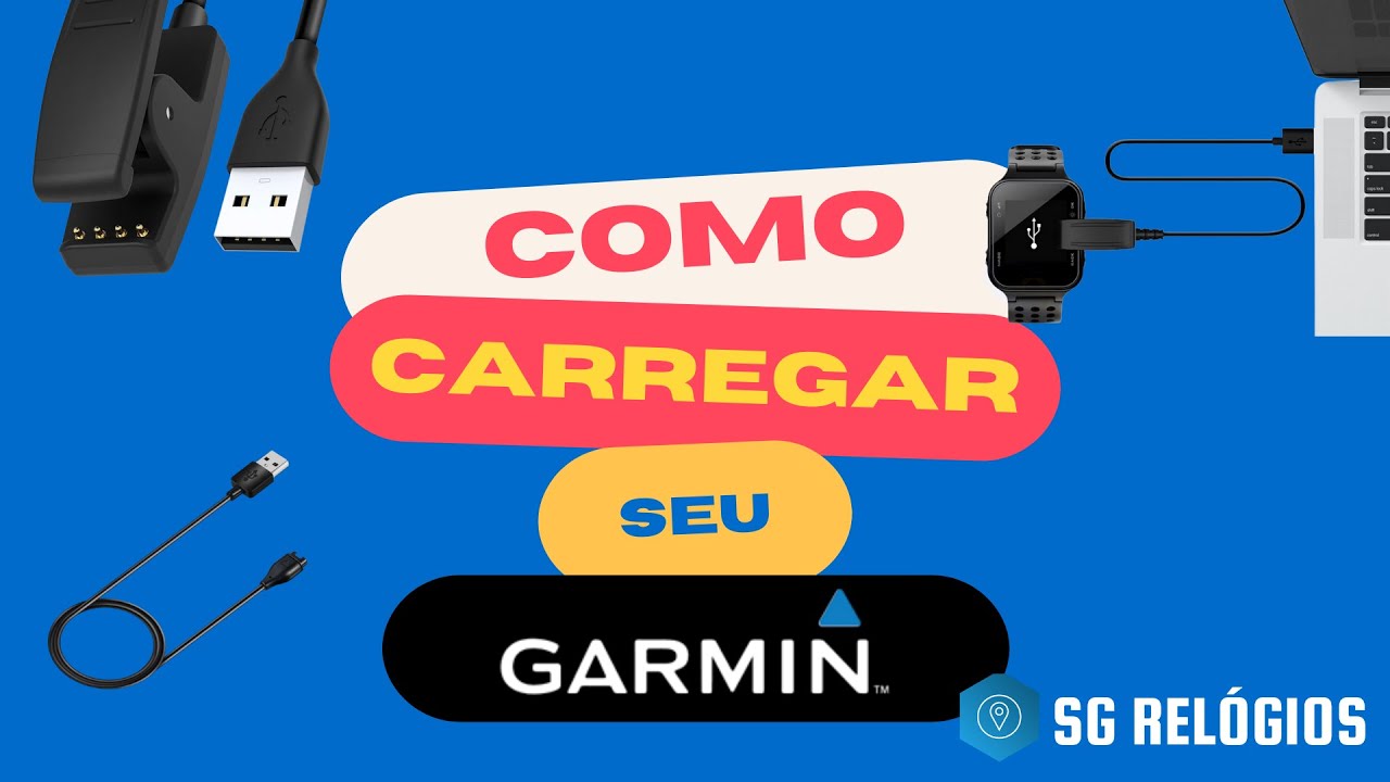 COMO CARREGAR SEU DISPOSITIVO GARMIN