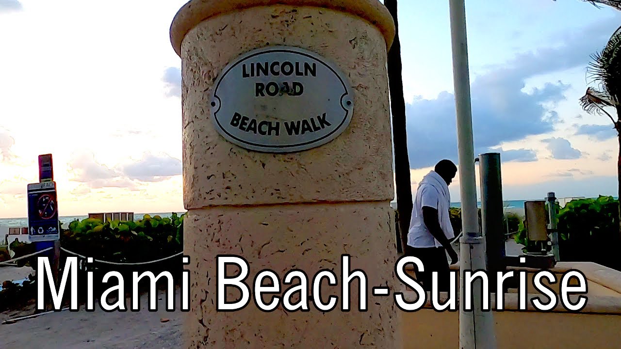 🌊☀️🏖️Watching Sunrise on Miami Beach - Florida