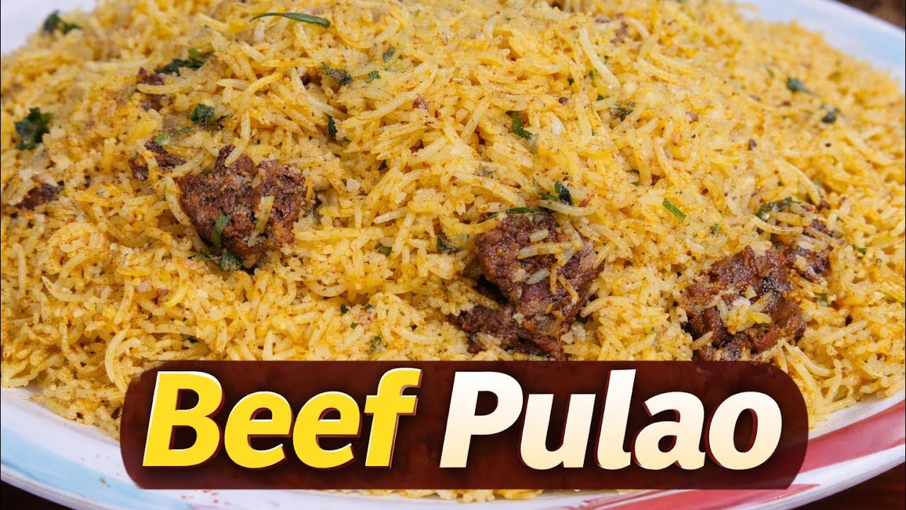 Restaurant Style Beef Pulao Recipe 🔥😋| Mazedaar Aur Khushbudar Beef Pulao🔥