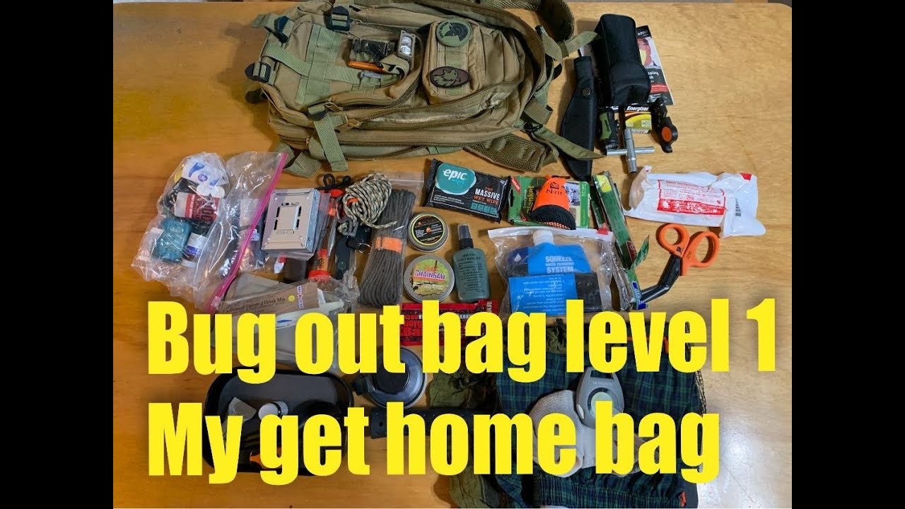 My get home bag. level 1 bug out bag