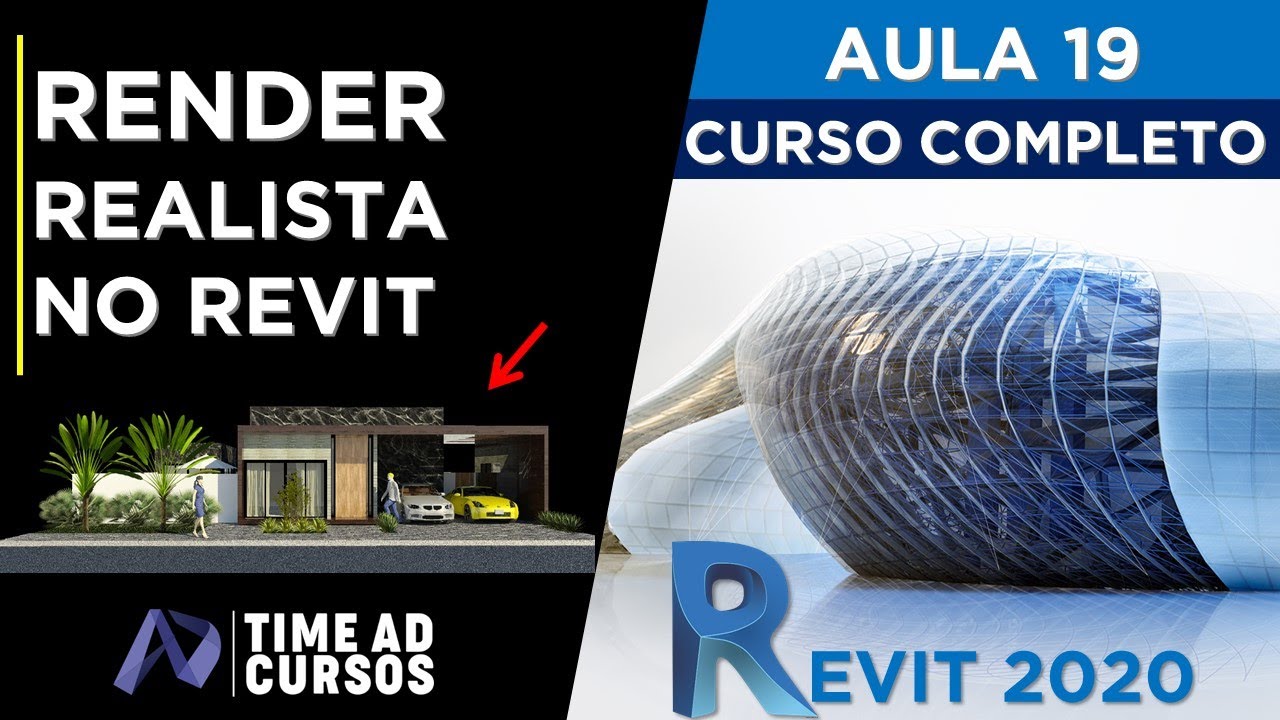 Aula 19 | Tudo sobre como fazer um render realista no Revit | Revit 2020 Curso completo