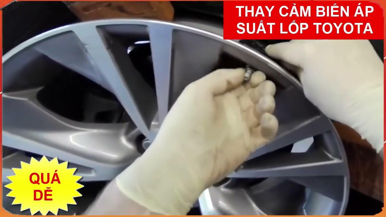 Thay cảm biến áp suất lốp ô tô bị hỏng, Thay cảm biến áp suất lốp ô tô bị lỗi
