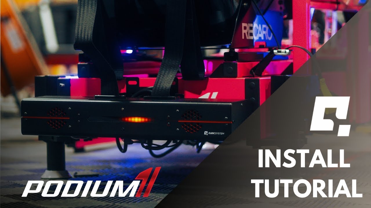 КАК УСТАНОВИТЬ НАТЯЖИТЕЛЬ РЕМНЯ БЕЗОПАСНОСТИ QUBIC QS-BT1 - SIM RACING
