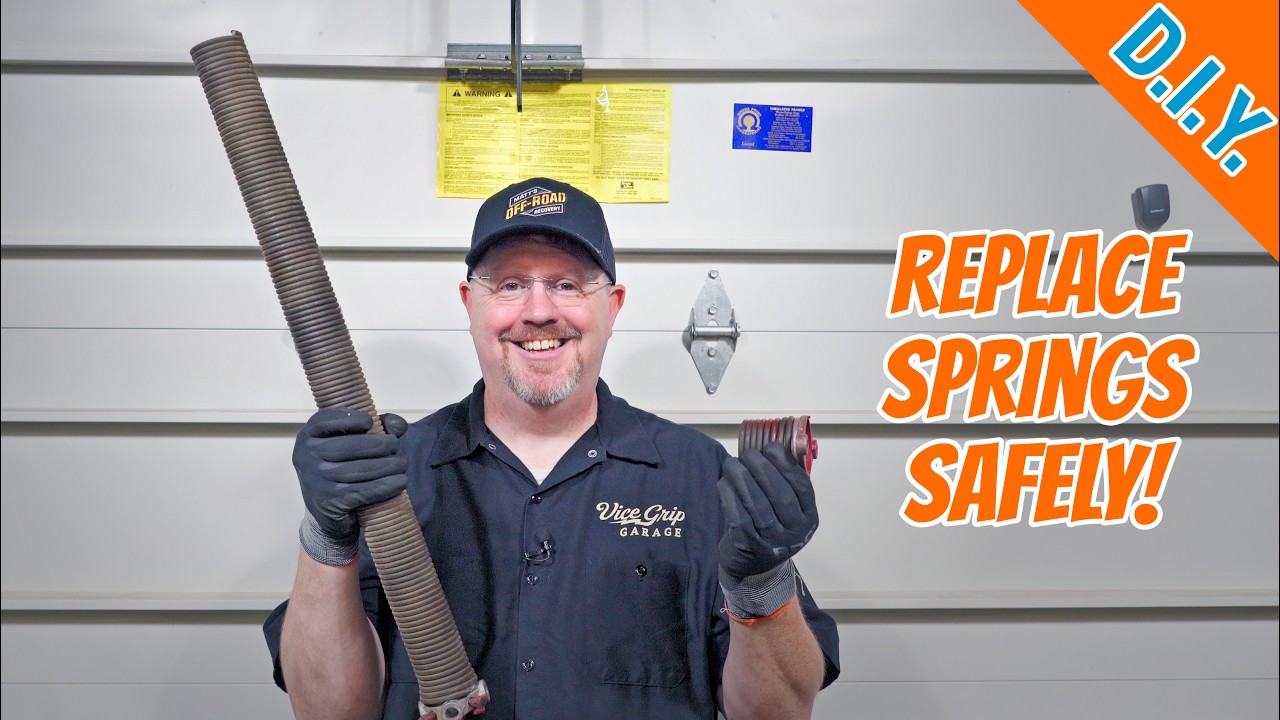 Replace Your Garage Door Torsion Spring Safely And Save $$$!