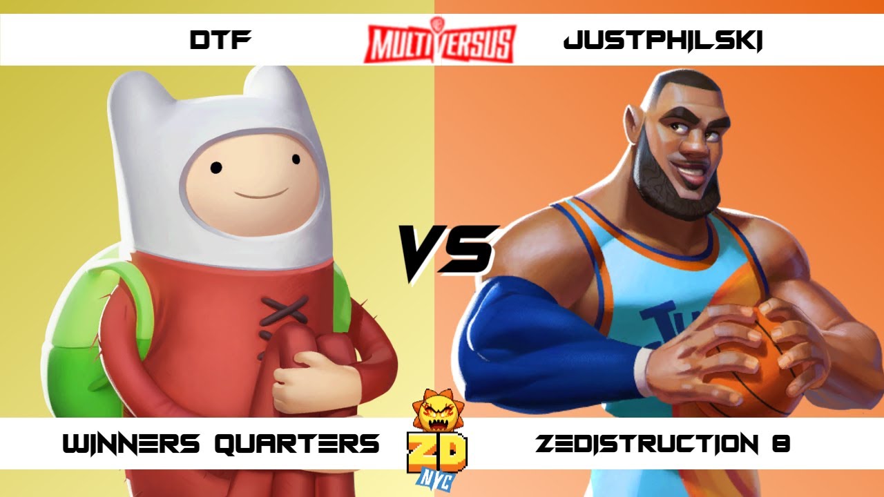 ZEDISTRUCTION 8 Winners Quarters DTF (Finn) vs JustPhilski (LeBron) MultiVersus Tournament