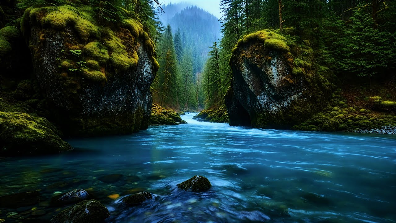 Drift Into Deep Sleep with Emerald Forest River Sounds | Calm Nature Ambience 🌿💧😴