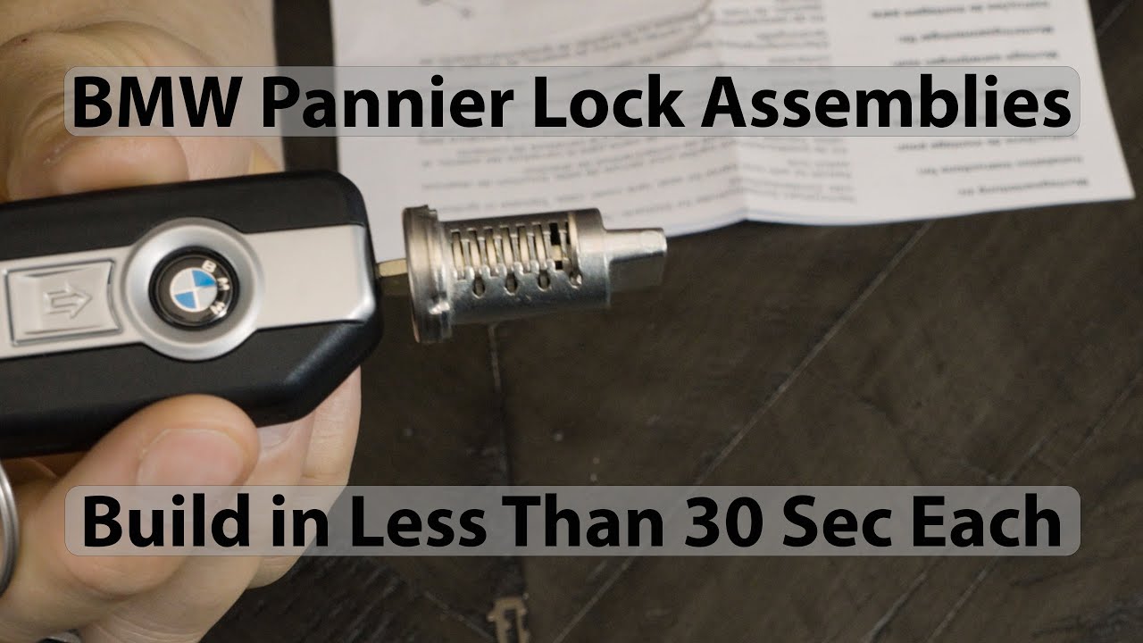 Build BMW Pannier Lock Assemblies #r1250gsadventure