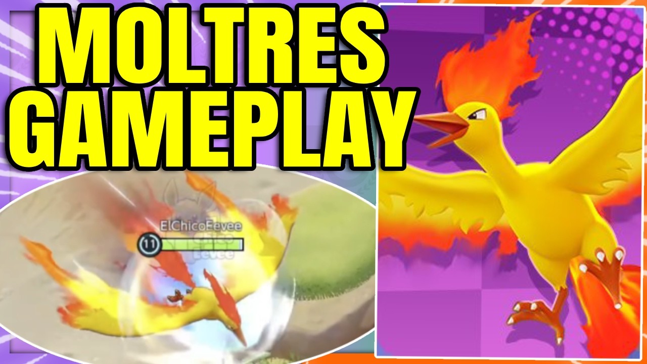 MOLTRES looks insanely Fun!! LEAKED GAMEPLAY | Pokemon Unite