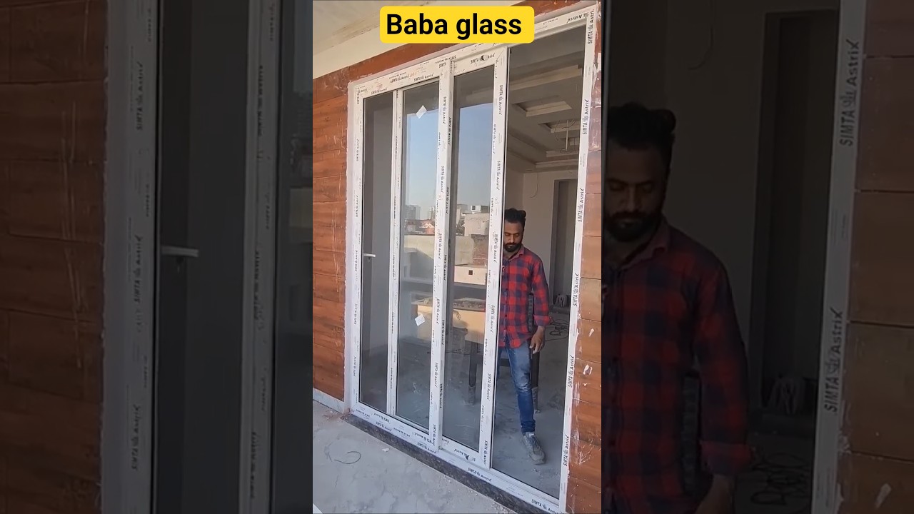 UPVC 2 Track Toughened Glass Sliding Doors in lucknow | uPVC SLIDING WINDOWS FOR BALCONY | #upvc