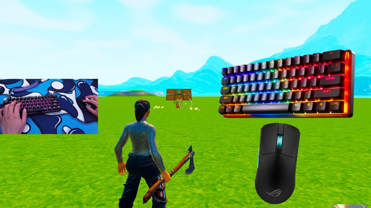Steelseries Apex Pro Mini ASMR 🤩 Rapid Switches Chill Keyboard Fortnite 3V3V3 Go Goated Gameplay 🎧