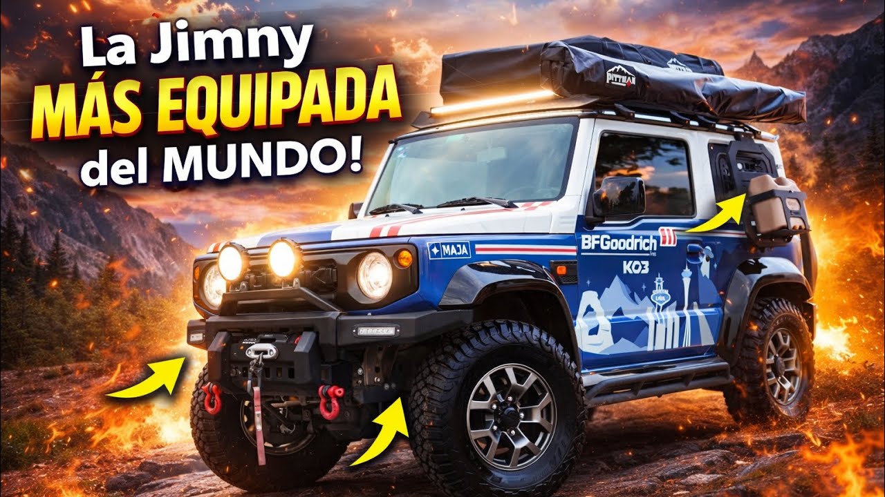 Gast&eacute; m&aacute;s de $400,000 en modificaciones para este Suzuki Jimny 🔥(camping + 4x4 + overland)