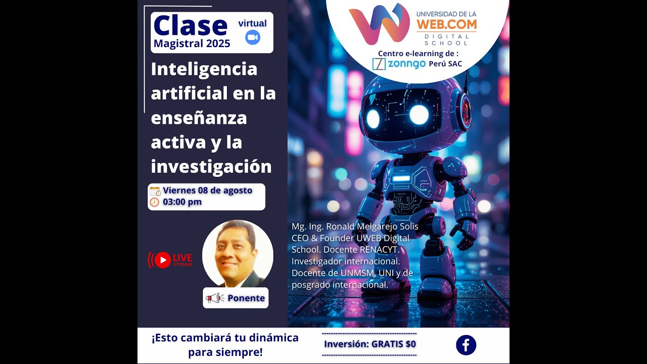 Inteligencia Artificial aplicada a la docencia y la investigación 08.08.25