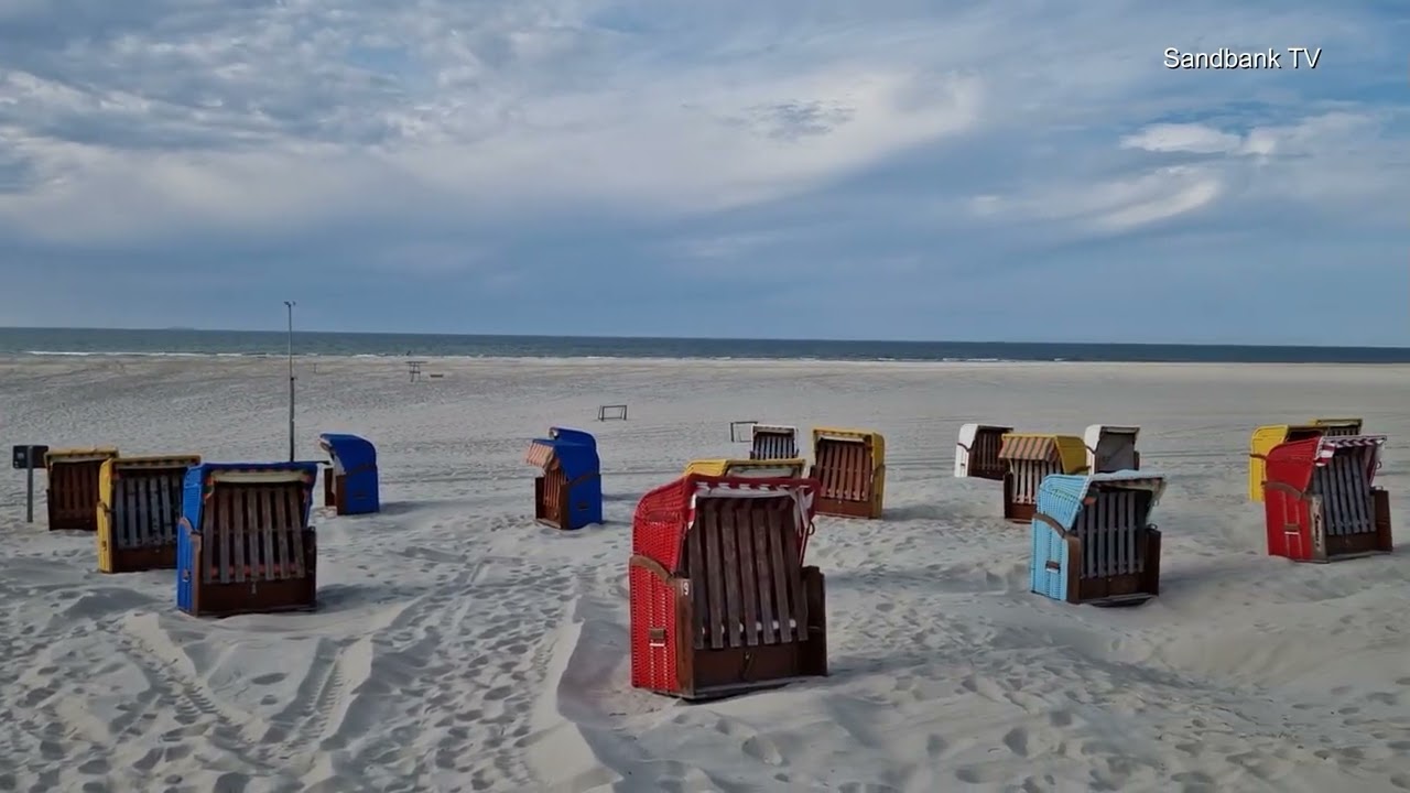 Juist - Strand - Strandabgang - Steimers Strandbar