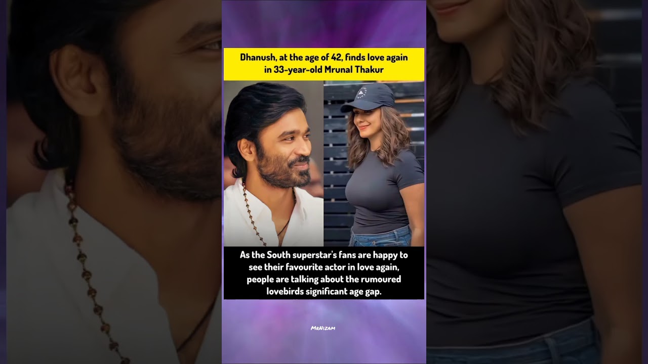 ARE DHANUSH MRUNAL DATING?? #bollywoodnews #dhanush #mrunalthakur #shorts