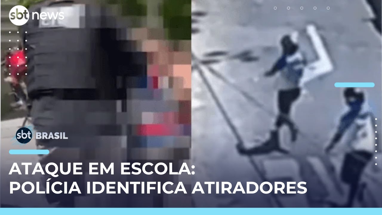 Suspeitos de ataque a tiros em escola de Sobral são identificados; um foi detido | #SBTBrasil