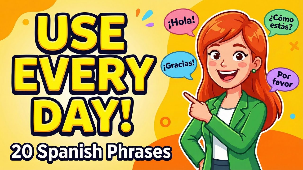 20 Spanish Phrases You’ll Use EVERY Day (Not Just Vocabulary)