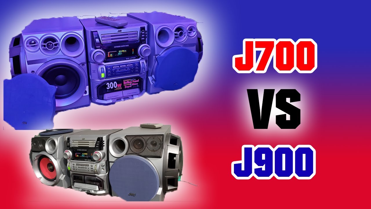 JVC MX-J900 VS JVC MX-J700!