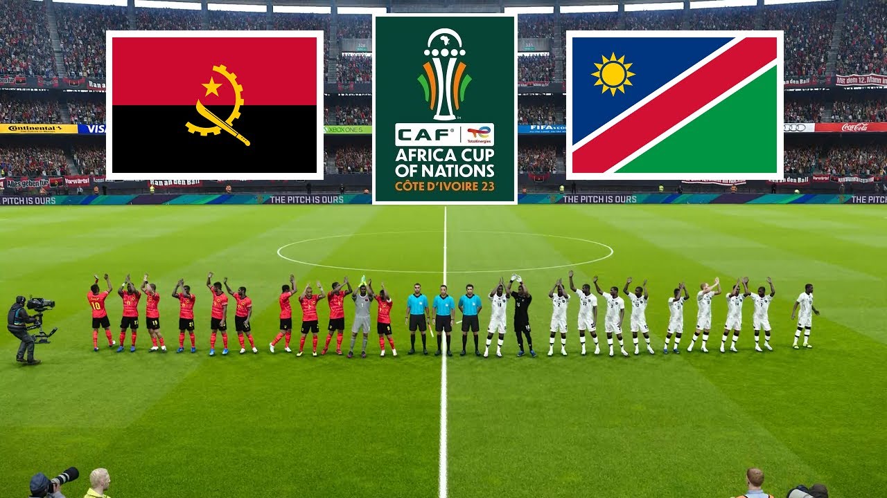 Angola vs Namibia ● Africa Cup of Nations 2023 | 27 January 2024 Gameplay