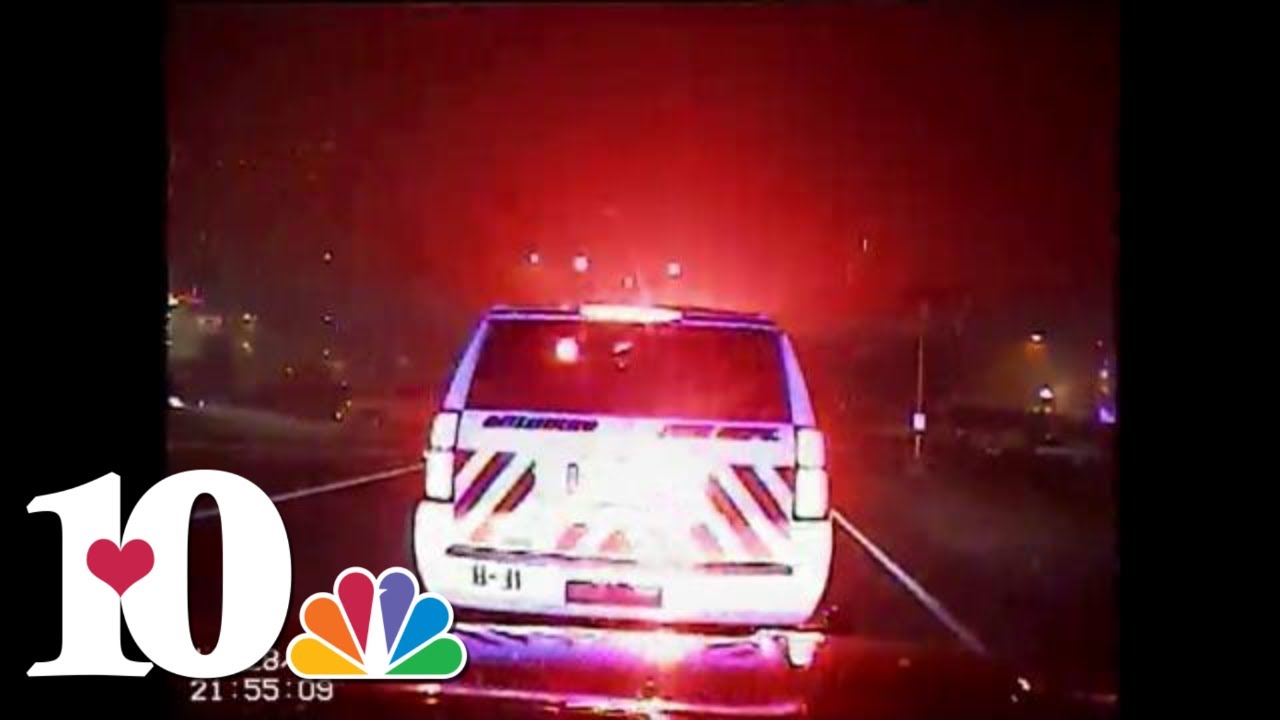 Dashcam video gives officers' view of Sevier County fires