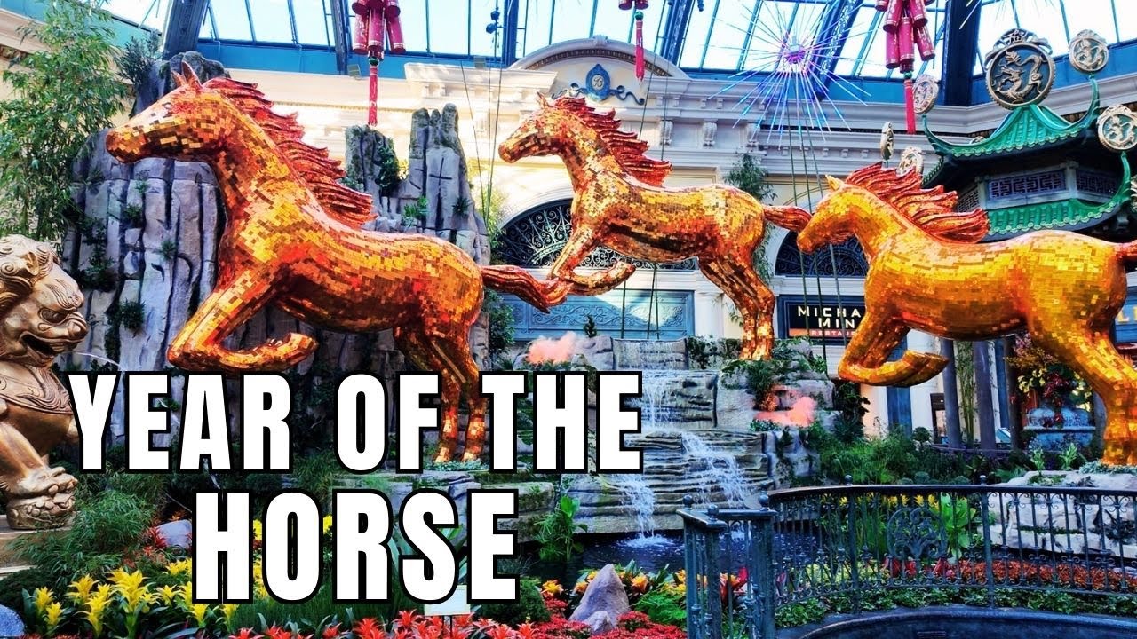 NOW OPEN! First Bellagio Las Vegas Display of 2026 - Lunar New Year Display!