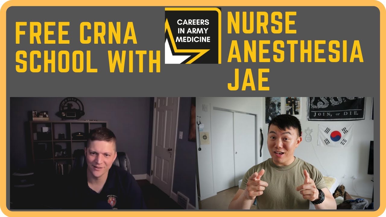 How to get free CRNA school with the ARMY feat. Nurse Anesthesia Jae