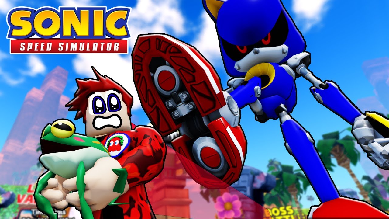 Мы открыли СЕКРЕТНЫЕ СКИНЫ в Sonic Speed ​​Simulator!! (Фрогги + ОГРОМНЫЙ Метал Соник)