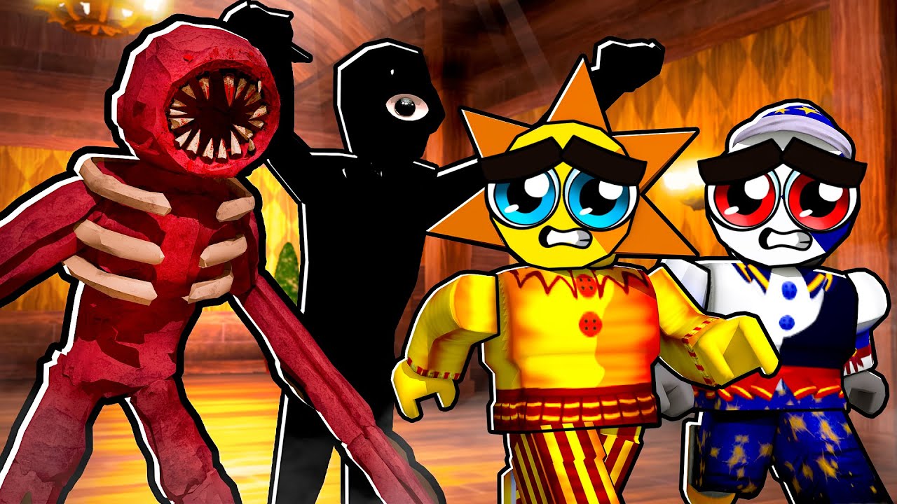 Sun and Moon Complete All 100 Roblox DOORS + HOTEL ROOMS