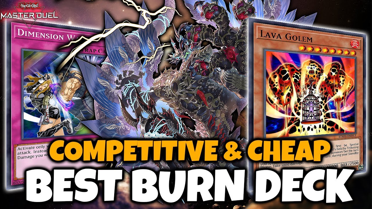 Burn Ranked Ladder Easily 🔥 Cheap Lava Golem Burn Deck [Master Duel]