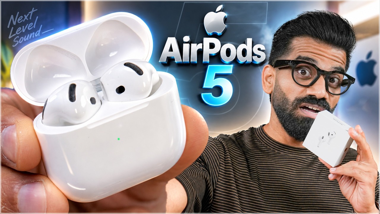 AirPods 5 Unboxing & First Look - ANC For Everyone!🔥🔥🔥