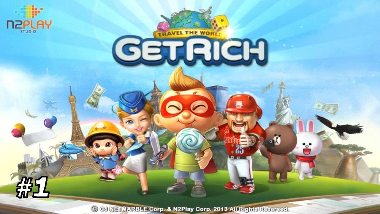 Line Let's Get Rich Gameplay Part 1 - Luckiest day of my life !