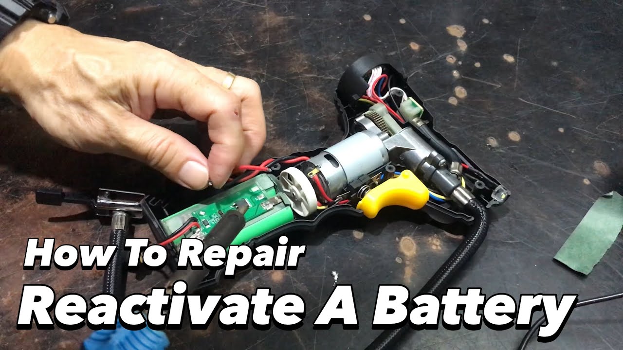 How to repair & reactivate a battery 