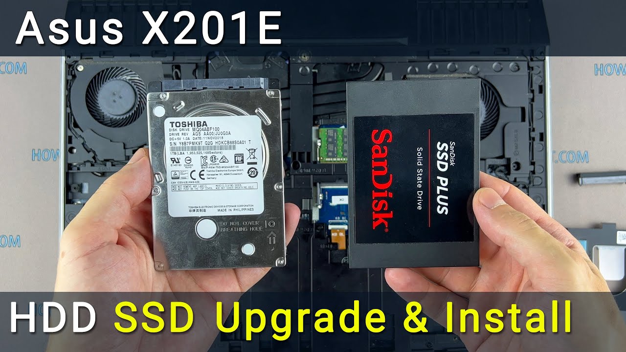 Asus X201E HDD lub SSD Upgrade: Wymiana i instalacja