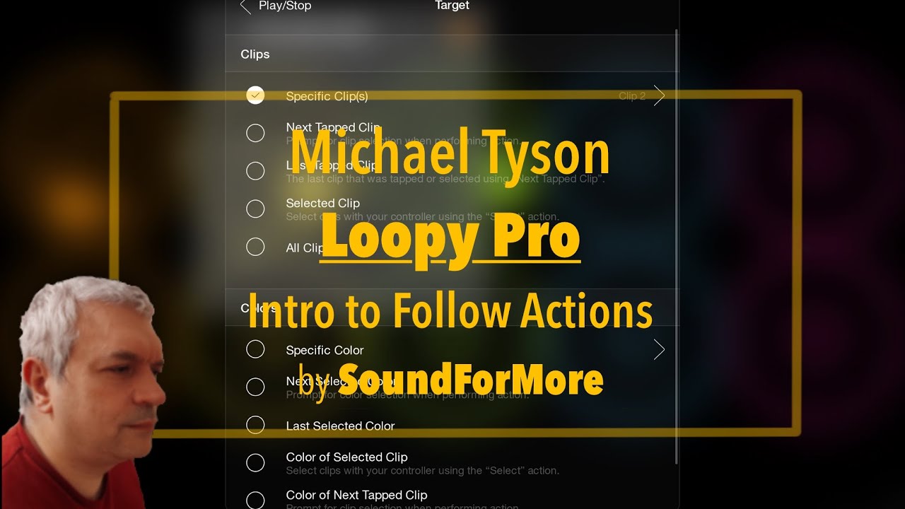 Loopy Pro Looper, DAW, Sampler - Tutorial Part 11: Intro to Follow Actions