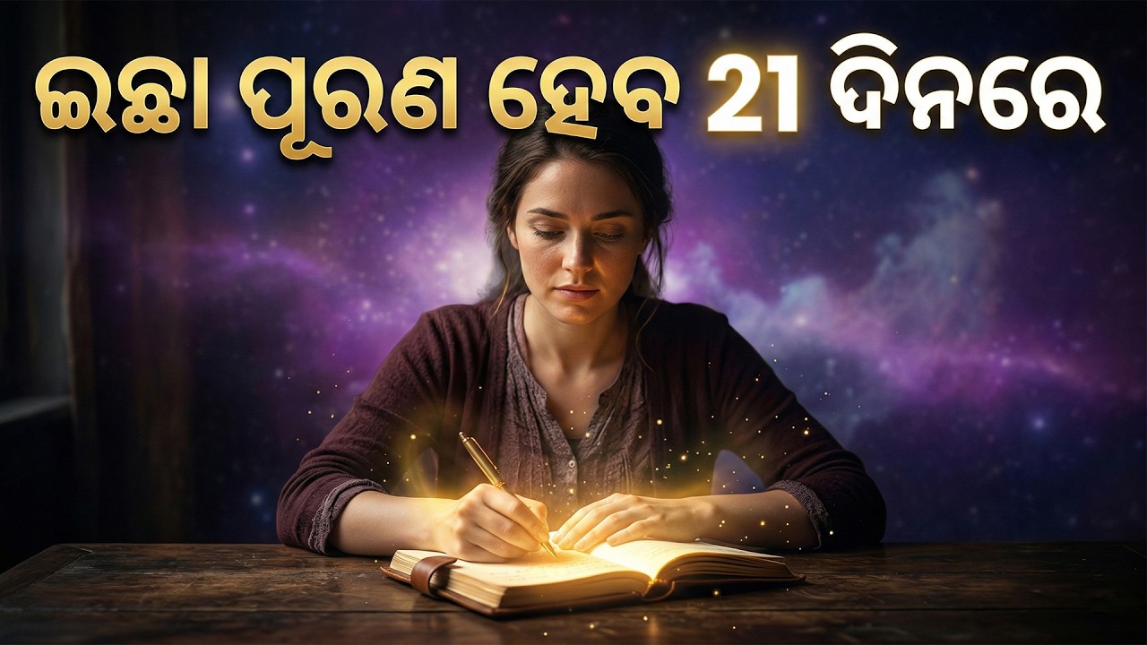 ମନଦେଇ ଲେଖିଲେ ହିଁ ଇଚ୍ଛା ପୂରଣ ହେବ 21 ଦିନରେ | 21 Day Law of Attraction Challenge