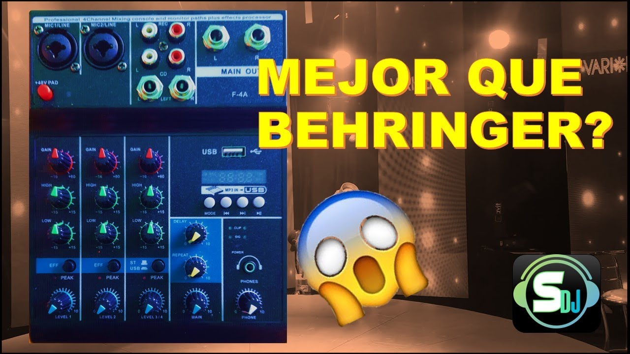 La MIXER mas BARATA de MERCADO LIBRE!!😱🔊🎛❌ Opción Perfecta para INICIAR con SPECTRUM DJ!!
