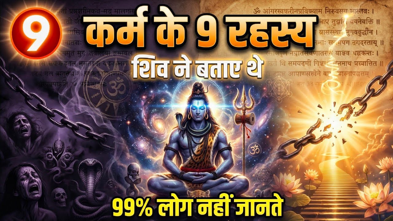 कर्म के 9 नियम जो शिव ने छुपाए थे | जानकर हिल जाओगे | Karma's Dark Truth