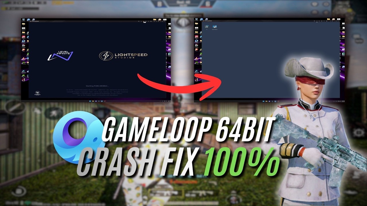 GameLoop 64 Bit Crash Fix (PUBG Mobile) | Loading Screen Freeze Fix 2026