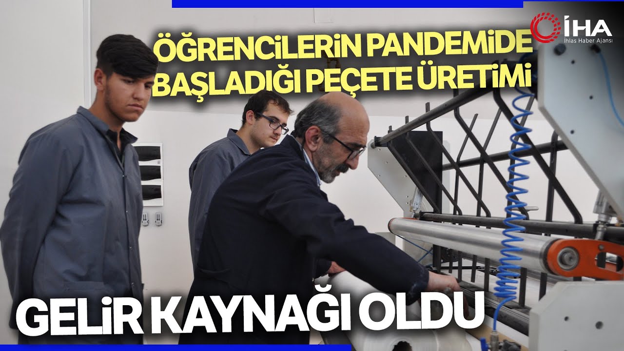 Peçete Üretimi Öğrencilerin Gelir Kaynağı Oldu