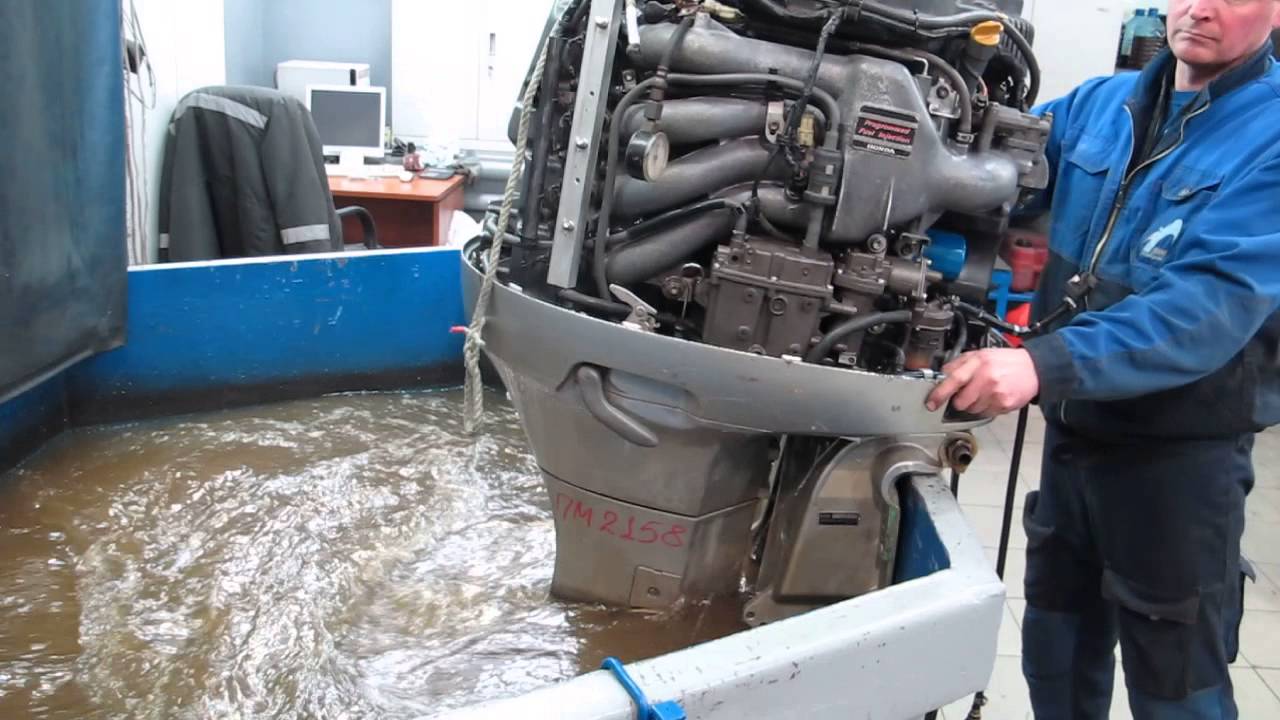 Мотор лодочный Honda BF115, б/у 2006 г.в.
