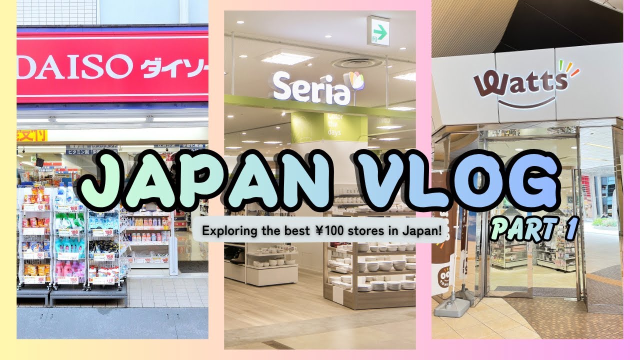 Exploring ¥100 Stores In Japan--The Best Shopping In Japan--Part 1   #japan #daiso