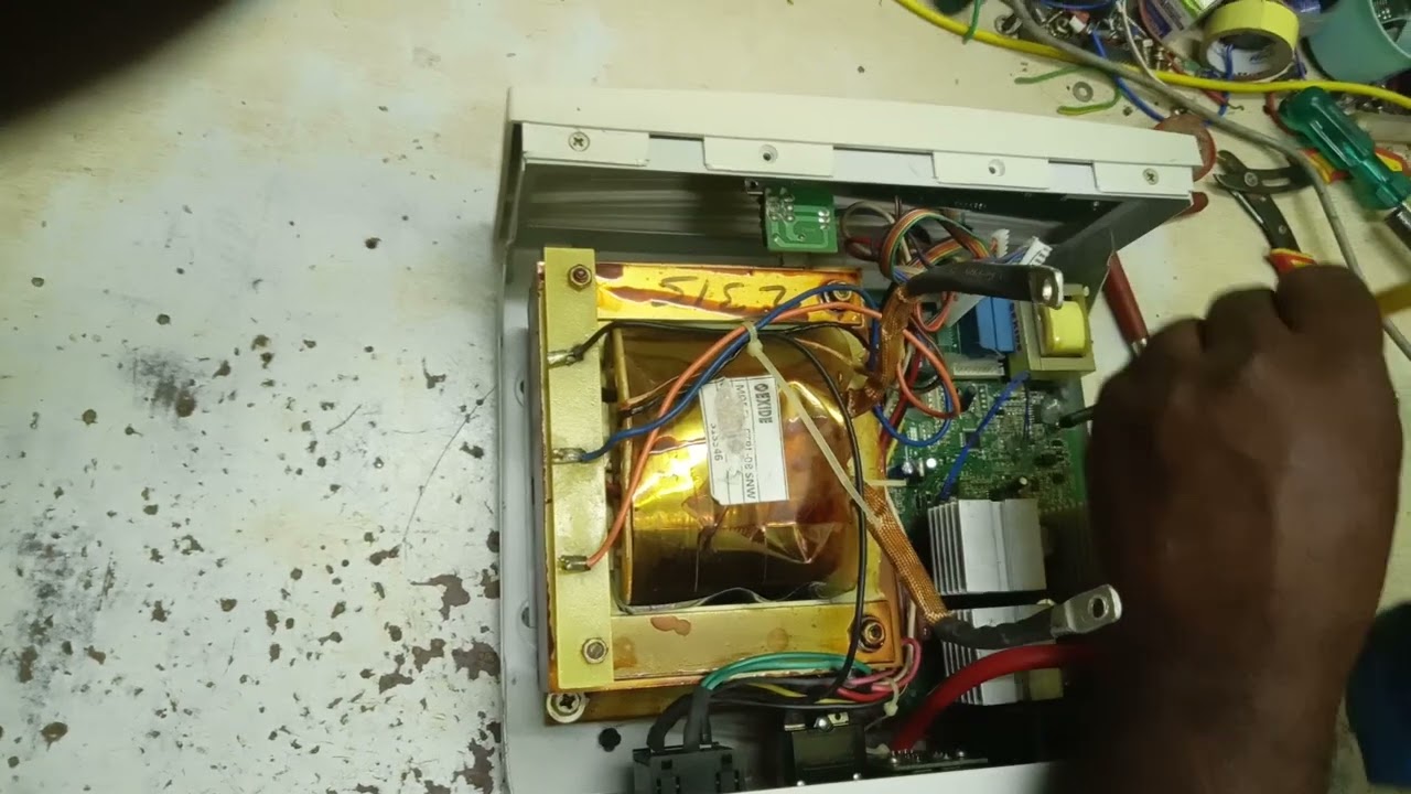 SF Sonic prima1100va inverter faulty PCB removing