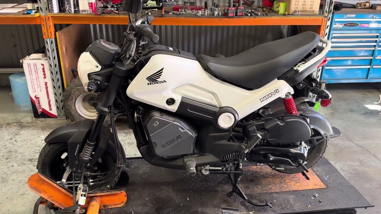 Honda Navi 110 2023 test run for parts dismantle salvage walk around exhaust sound