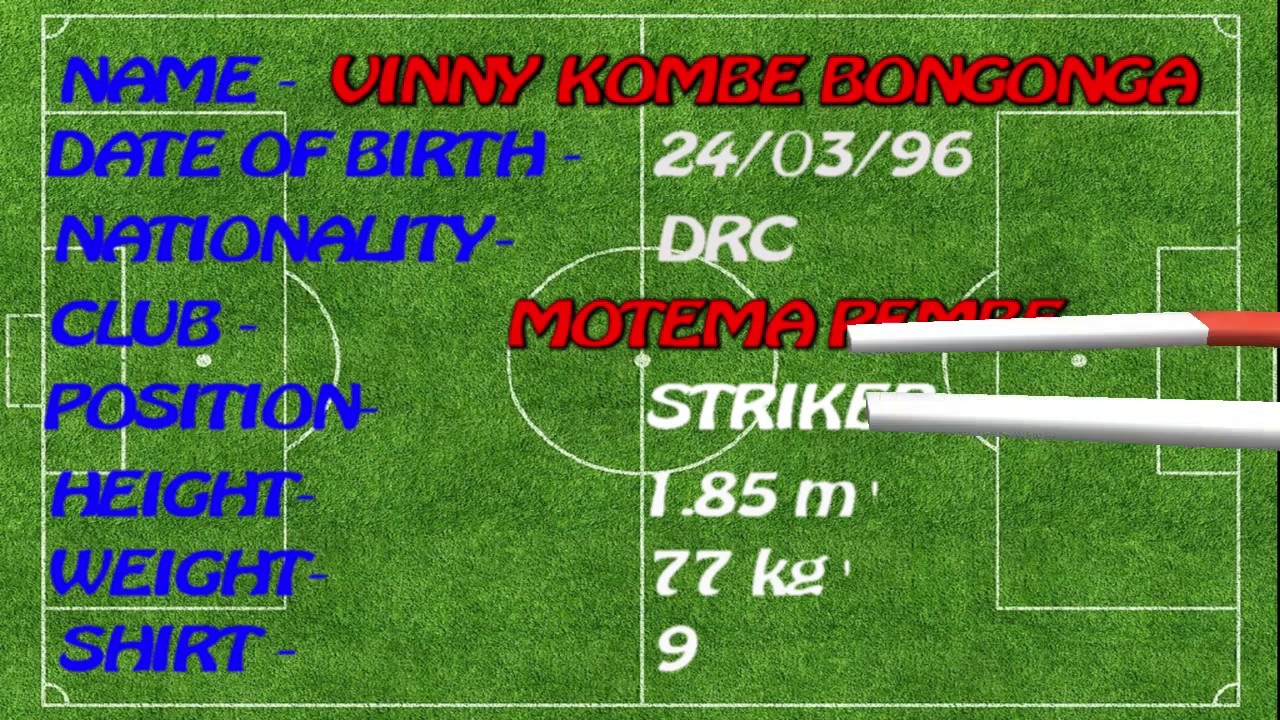 Vinny  Kombe Bongonga