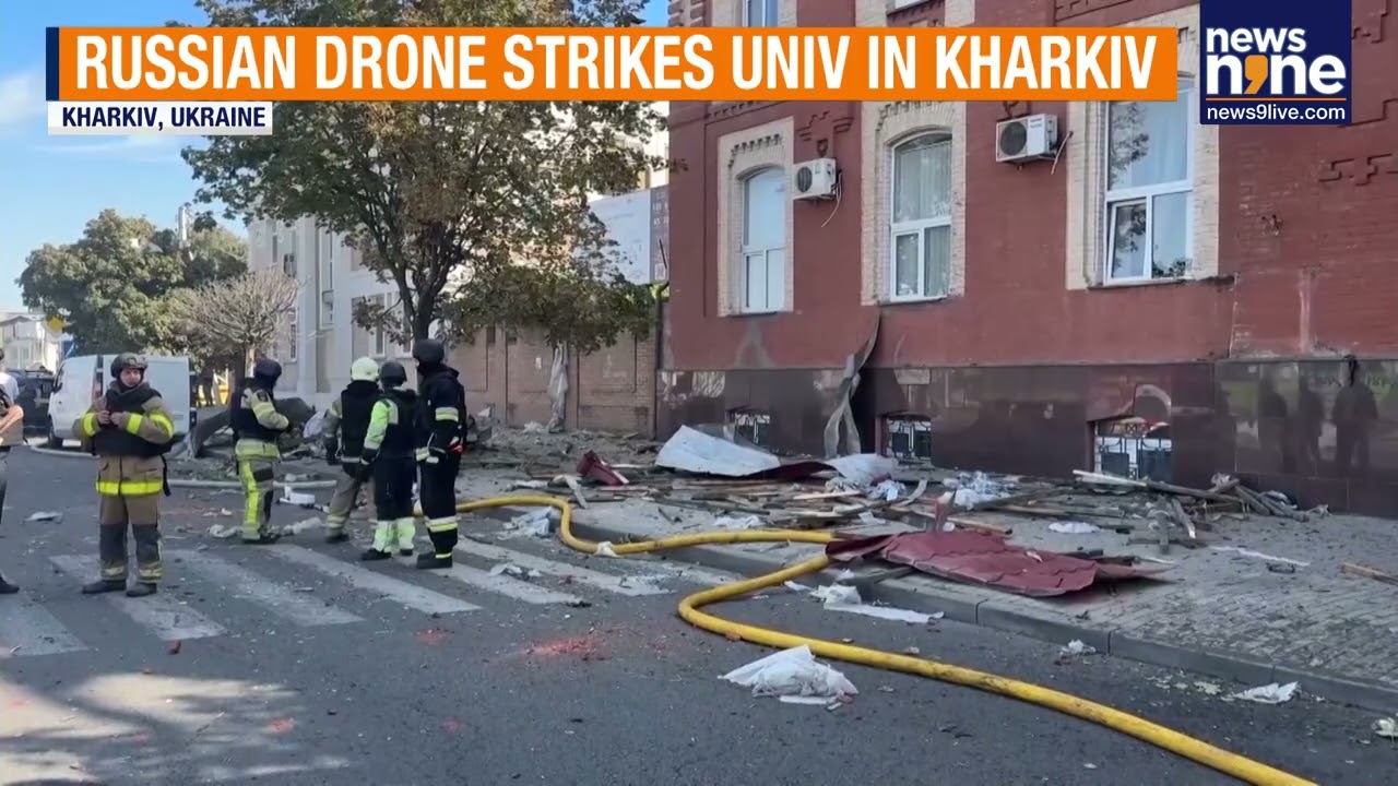 Russian Drone Hits Kharkiv University | Civilians Injured Amid Ongoing Attacks