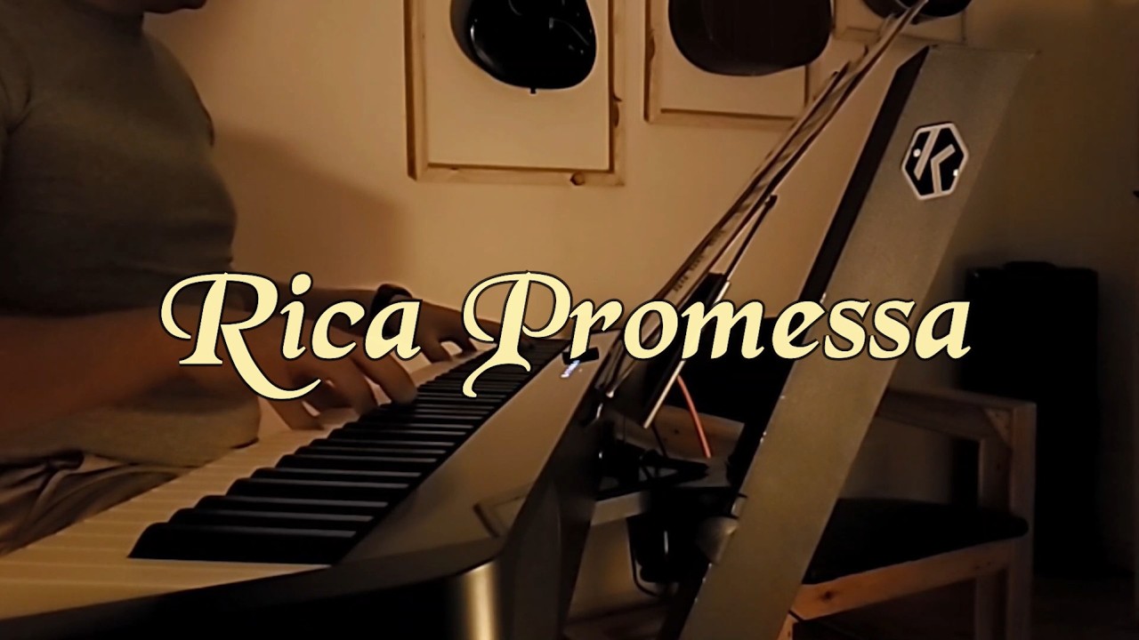 Rica Promessa - Piano (Playback com legenda)
